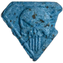 Pil Punisher — MDMA 122mg — Marseille, Frankrijk