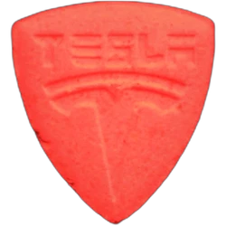 Pil Tesla — MDMA 94mg — Barcelona, Spanje