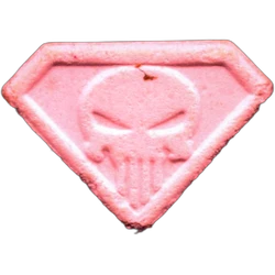 Pil Punisher — MDMA 88mg — Barcelona, Spanje