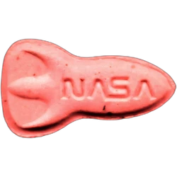 Pil NASA — Caffeine 1mg; 2C-B 5mg — Barcelona, Spanje