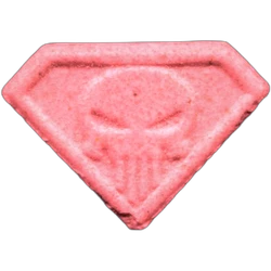 Pil Punisher — MDMA 212mg — Barcelona, Spanje