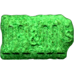 Pil M&M's — MDMA 161mg; Caffeine 7mg — Barcelona, Spanje