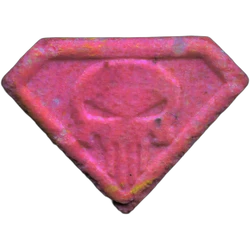 Pil Punisher — MDMA 204mg — Madrid, Spanje