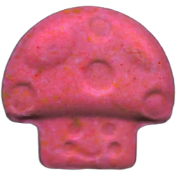 Pil Mushroom — MDMA; Caffeine — Madrid, Spanje