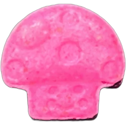 Pil Mushroom — MDMA 132mg; Caffeine 53mg; Lactosa — Granada, Spanje